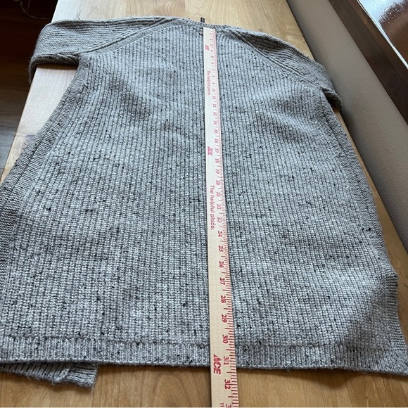 KUHL IDA CARDIGAN SWEATER POCKET OPEN FRONT GRAY SPECKLED KNIT BLEND SOFT COZY S - Picture 9 of 12